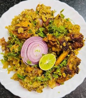 Chicken Poha