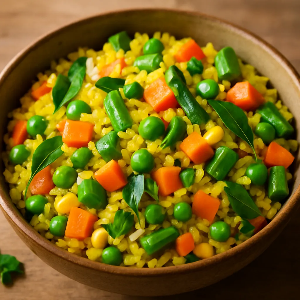 Vegetable Poha